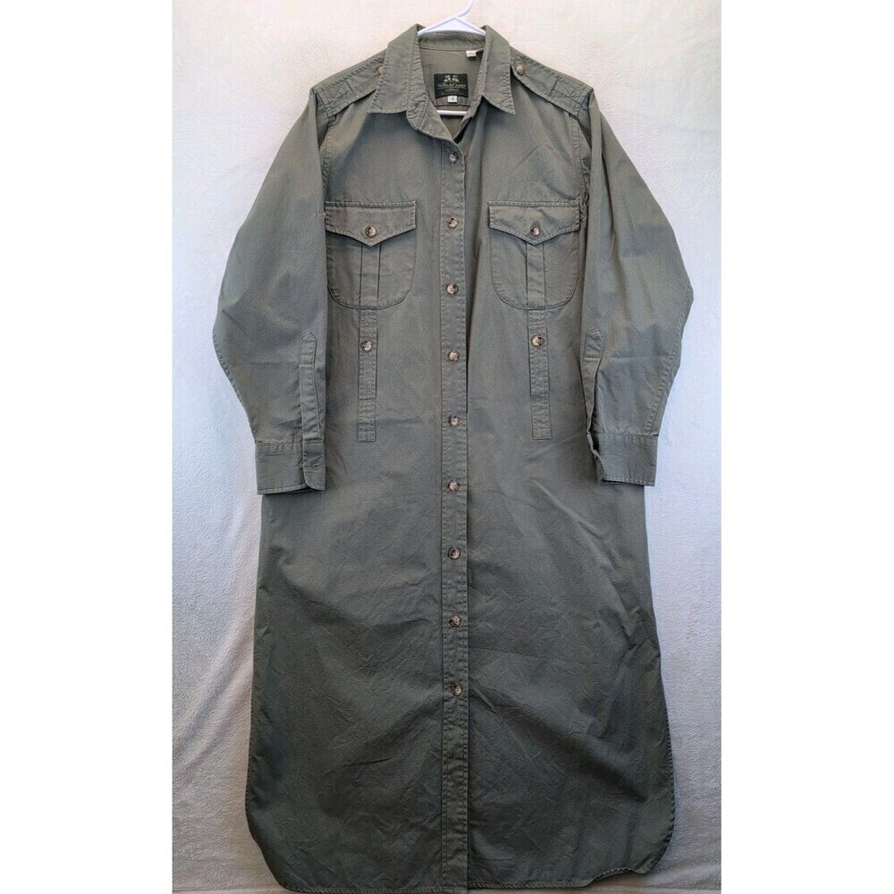 Willis & Geiger Outfitters Bush Poplin Safari Serengeti Dress Sz 4 100% Cotton